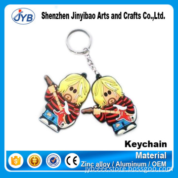custom various anime keyring make cheap soft pvc 3D keychain